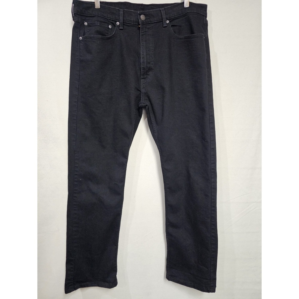 Levi's 506 Jeans Mens W38 L32 Black Denim Pants Classic Fit Waterless